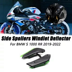フロントサイドスポイラーダウンフォース固定ウイングレットフェアリングキット BMW S1000RR 2019-22 Front Side Spoiler Downforce Fixed Winglets Fairing Kits For BMW S1000RR 2019-22