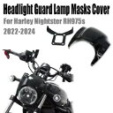 ハーレーナイトスター 975 オートバイヘッドライトガードランプマスクカバー 2022-24 に適合 Fit For Harley Nightster 975 Motorcycle Headlight Guard Lamp Masks Cover 2022-24