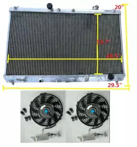 トヨタカムリ CE LE Solara SE 2.2L 1997-2001 98 99 AT アルミラジエーター + ファン For Toyota Camry CE LE Solara SE 2.2L 1997-2001 98 99 AT Aluminum Radiator+Fans