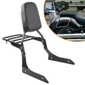 ブラックバックレストシシー荷物ラックパッセンジヤマハストライカー 1300 XVS1300 11-17 Black Backrest Sissy Luggage Rack Passenge FOR Yamaha Stryker 1300 XVS1300 11-17