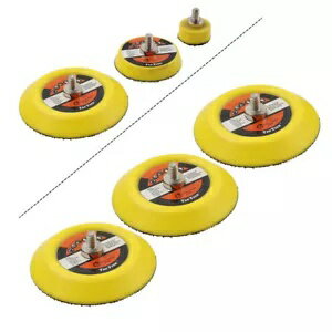 3 個 1/2/3 インチフック & ループバッキングパッドサンディングディスクサンダープレートポリッシャー..