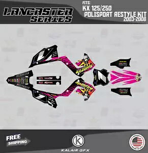KAWASAKI KX125 KX250 2003-08 Poli Restyle Lancas