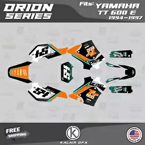 ヤマハ TT-600E (1994-1997) オリオン用グラフィックスキット - オレンジ Graphics Kit for YAMAHA TT-600E (1994-1997) Orion - ORANGE