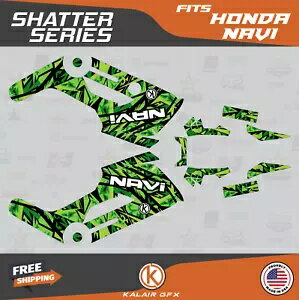 HONDA NAVI (2016-2023) 用グラフィックスキット シャッターグリーン Graphics Kit for HONDA NAVI (2016-2023) Shatter- Green