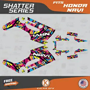 HONDA NAVI (2016-2023) 用グラフィックキット シャッター マゼンタ Graphics Kit for HONDA NAVI (2016-2023) Shatter- Magenta