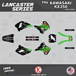 Kawasaki KX250 KX 250 (1992-1993) Lancaster 用
