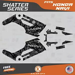 グラフィックキット HONDA ナビ (2016-2023) シャッタースモーク Graphics Kit for HONDA NAVI (2016-2023) Shatter- Smoke