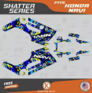 HONDA NAVI (2016-2023) 用グラフィックスキット シャッターブルー Graphics Kit for HONDA NAVI (2016-2023) Shatter- Blue