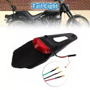 フェンダーリアテールライト交換ユニバーサルレッドホンダ VT750DCA に適合 Fender Rear Tail Light Replacement Univ...