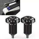 ブラックモーター 7/8 インチダートバイク CNC ハンドルバーグリップハンドルバーエンドキャッププラグスライダー Black Motor 7/8'' Dir...