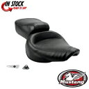 マスタング ヴィンテージ ワイド スタイル 2 アップ シート ハーレー ダイナ FXD モデル 1993-1995 用 Mustang Vintage Wid...