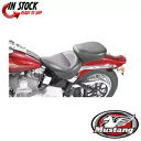 マスタング シート ヴィンテージ ワイド スタイル 2 アップ シート ハーレー ソフテイル 00-05 FXST 00-07 FLST Mustang Sea...