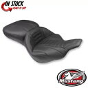 マスタング ワンピース デラックス スーパー ツーリング シート 1997-2007 FLHT & 1998-2007 FLTR Mustang 1-Piece...