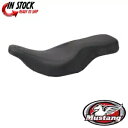 マスタング ワイド トリッパー 2 アップ シート ブラック ハーレー FLTR FLHT FLHTC 97-07 0801-0551用 Mustang Wid...