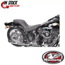 マスタング デイトリッパー 2アップシート ハーレーソフテイル 06-10 FXST 07-17 FLSTF用 Mustang Daytripper 2-Up ...