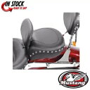 マスタング オートバイ凹型リアシート スタッド付き ハーレー FLST FXST 84-99用 Mustang Motorcycle Recessed Rear...