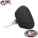 マスタング 取り外し可能ツーリング運転席バックレストポスト/パッド ハーレー FLH 08-21 Mustang Removeable Touring Driv...