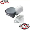 Mustang スタッズ付きワイド凹型リアシート Harley Dyna FXD 2006-2017 0803-0311 Mustang Studded Wid...