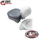 Mustang スタッズ付きワイド凹型リアシート Harley Dyna FXD 2006-2017 0803-0311 Mustang Studded Wid...