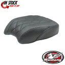 マスタング ワイド トリッパー ソロ シート ブラック ダイヤモンド リア - ピリオン パッド 0802-1208 Mustang Wide Tripper ...