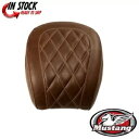 マスタング ワイド トリッパー ソロ シート ブラウン ダイヤモンド リア - ピリオン パッド 0802-1223 Mustang Wide Tripper ...