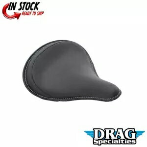ドラッグスペシャリティーズ 0806-0048 ラージブラックソーラー反射スプリングソロシート Drag specialties 0806-0048 Large Black Solar Reflective Spring Solo Seat