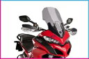 PUIG ツーリング スクリーン ドゥカティ ムルティストラーダ 1200 2017 ライトスモーク PUIG TOURING SCREEN FOR DUCATI MULTISTRADA 1200 2017 LIGHT SMOKE(2)