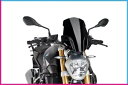 PUIG スクリーン ネイキッド N.G. SPORT-SUPP.ORIG. BMW R1200R 2017 ブラック PUIG SCREEN NAKED N....