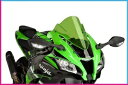 PUIG スクリーン Z-レーシング カワサキ ZX-10R KRT レプリカ 2018 グリーン PUIG SCREEN Z-RACING KAWASAKI ...