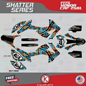 ホンダ CRF250L 2012-2020 シャッター用グラフィックスキット - OC Graphics Kit for HONDA CRF250L 2012-2020 Shatter - OC