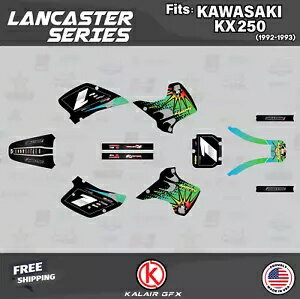Kawasaki KX250 KX 250 (1992-1993) Lancaster 用