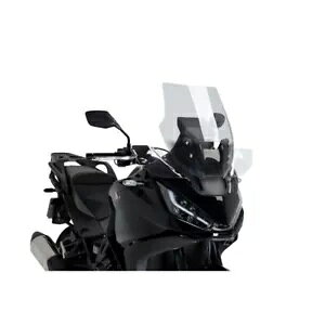 レイズドウィンドディフェンダー Puig ホンダ NT 1100 2022 - 2023 に適合 クリア 21578W- RAISED WIND DEFENDER PUIG COMPATIBLE FOR HONDA NT 1100 2022 - 2023 CLEAR 21578W-(2)