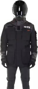 ダイジ パーカー バイク レイン ジャケット X-Large アルパインスターズ 3307421-10-XL ブラック Daiji Parka Motorcycle Rain Jacket X-Large Alpinestars 3307421-10-XL Black