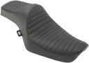 プレデター クラシック ステッチ ビニール 2 アップ シート - ブラック ドラッグ スペシャリティーズ 0804-0734 Predator Classic Stitch Vinyl 2-Up Seat - Black Drag Specialties 0804-0734(2)