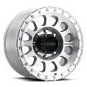 MR315 17x8.5 +25mm オフセット 8x6.5 130.81mm CB 機械加工/クリアコート ホイール MR315 17x8.5 +25mm O...