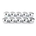 オートバイクローム 9 ミリメートル内ネジモーターボルトトッパーキャップカバーハーレーに適合 Motorcycle Chrome 9mm Inner Screws Motor Bolt Topper Caps Cover Fits Harley