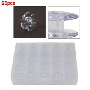 25 個のプラスチックボビンはシンガークラス 66 & ホワイト 8600,8800 #172336 に適合します。 25Pcs P..
