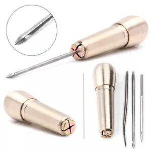 レザーテントキャンバス縫製千枚通しステッチャーテーパー革細工針ツール Homee Leather Tent Canvas S..