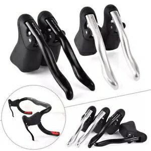 MTB ロードバイク 自転車 TT バーエンドバー 自転車ドロップバー サイクリング ブレーキレバー ブラッ..