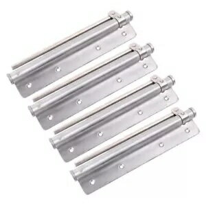 4 x ドアクローザー耐火性ネジ付き調整可能工業用ステンレススチール 4 x Door Closer Fireproof With ..