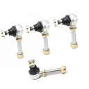 4 個 12 ミリメートルボルトタイロッドエンドボールジョイナー 110cc 125cc ダートバイク ATV ゴーカートに適合 4pcs 12mm Bolt Tie Rod End Ball Joiner Fit for 110cc 125cc Dirt Bike ATV Go Kart
