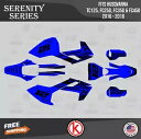 Husqvarna TC125 FC250 FC350 FC450 (2016-2018) Serenity-Blue Sht 用グラフィックスキット Graphics Kit for Husqvarna TC125 FC250 FC350 FC450 (2016-2018) Serenity-Blue Sht(2)