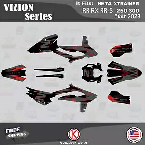 Beta Xtrainer RR、RX、RR-S 250 300 (2023) Vizion 用グラフィックス キット - RED-SHIFT Graphics Kit for Beta Xtrainer RR, RX,RR-S 250 300 (2023) Vizion - RED-SHIFT 