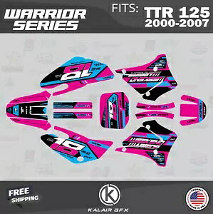 Yamaha TTR 125 (2000-2007) TTR125 Warrior シリーズ用グラフィックスキット - マゼンタ Graphics Kit for Yamaha TTR 125 (2000-2007) TTR125 Warrior Series - Magenta 【並行輸入品】