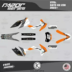 Kayo K2 230 All Years Razor 用グラフィックスキット - オレンジ Graphics Kit for Kayo K2 230 All Years Razor - ORANGE 【並行輸入品】
