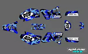 ヤマハ WR426 2001 インベージョン シリーズ用グラフィックスキット - ブルー Graphics Kit for YAMAHA WR426 2001 INVASION SERIES- BLUE 