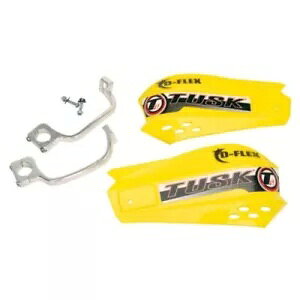 Tusk MX D-Flex MC ハンドガード イエロー 1198150007 Tusk MX D-Flex MC Handguards Yellow 1198150007