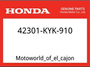 ۥ OEM  42301-KYK-910 롢RR Honda OEM Part 42301-KYK-910 AXLE, RR. WHEEL