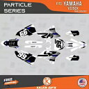 Yamaha YZ250X (2016-2022) 用グラフィックスキット パーティクルホワイト Graphics Kit for Yamaha YZ250X (2016-2022) Particle-WHITE(2)