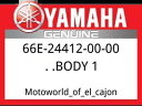 ヤマハ OEM 部品 66E-24412-00-00 ボディ 1 Yamaha OEM Part 66E-24412-00-00 BODY 1(2)